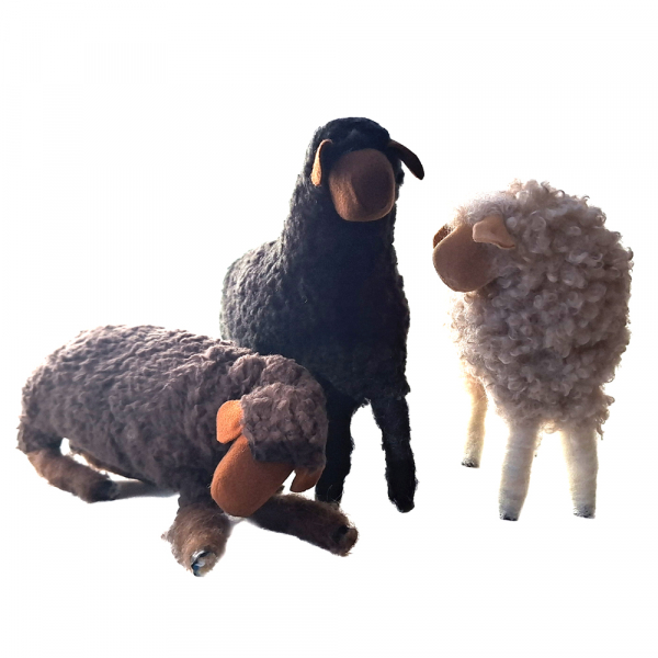 Schaf für Erzählfigur 50cm - handgenäht und stabil